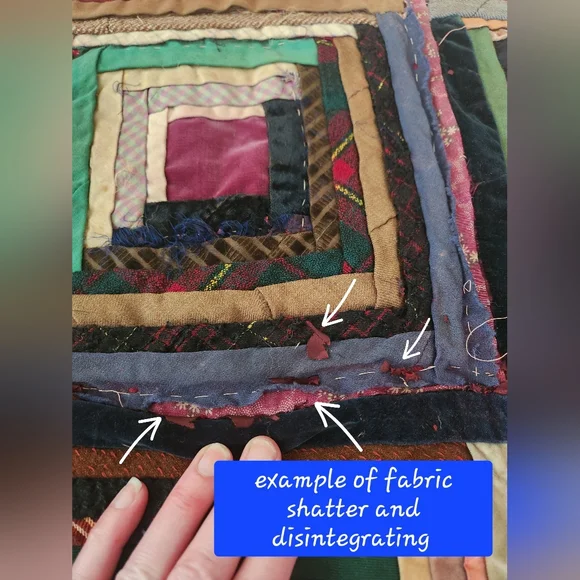 SOLD! Gorgeous Vintage Handmade Quilt! - Picture 9 of 16